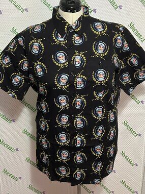 Middle Of Beyond Button Down Shirt DEVO Traditionalists Nu-Tra MOB Mens M